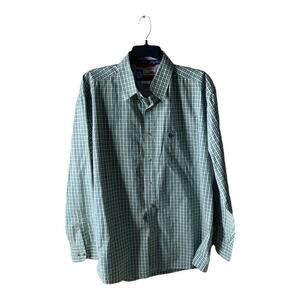 Wrangler George Strait Shirt Men XXL Long Sleeve Chest Pocket Button Down Casual